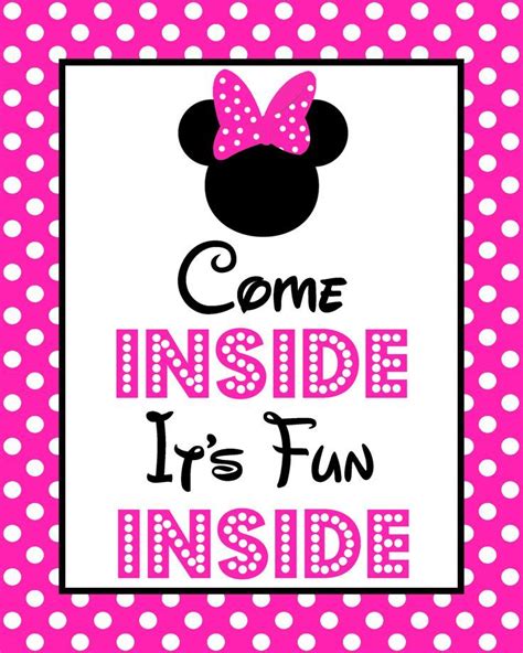 Come Inside Its Fun Inside Free Printable