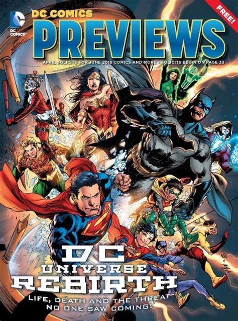 Comic Book Previews Catalog