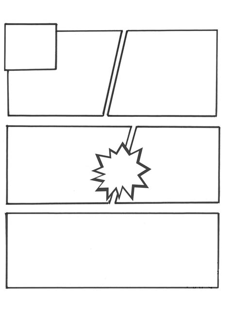 Comic Strip Template Free Download