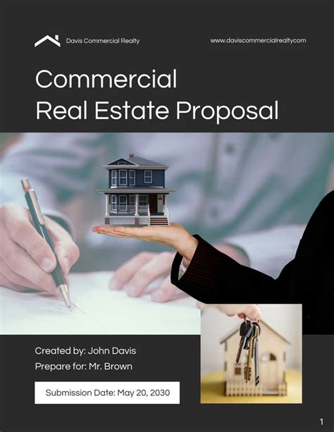 Commercial Real Estate Proposal Template