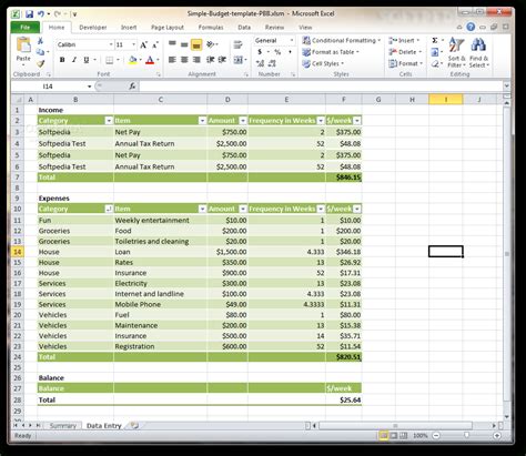 Company Expenses Spreadsheet Template