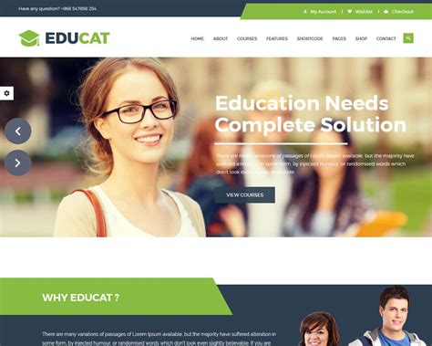Computer Education Website Template
