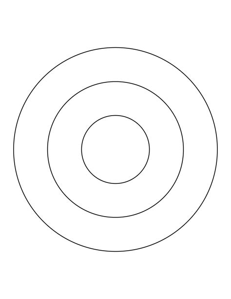 Concentric Circles Template