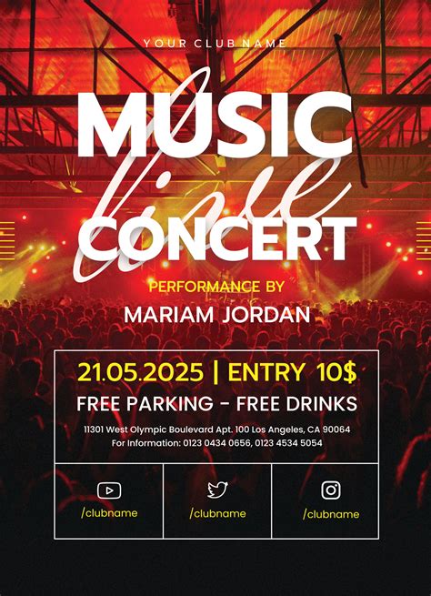 Concert Flyer Template