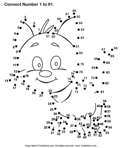 Connect Numbers To Make A Picture Printable