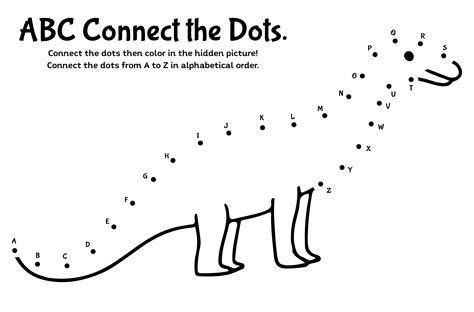 Connect The Dots Alphabet Printable Worksheets