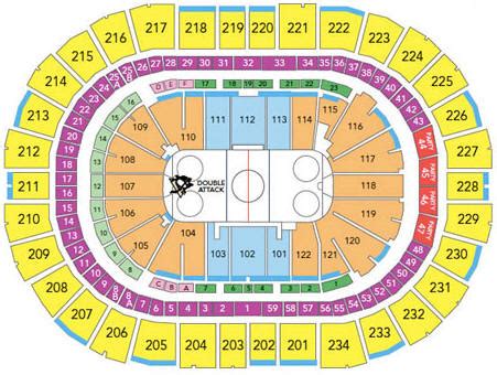 Consol Arena Seating Chart