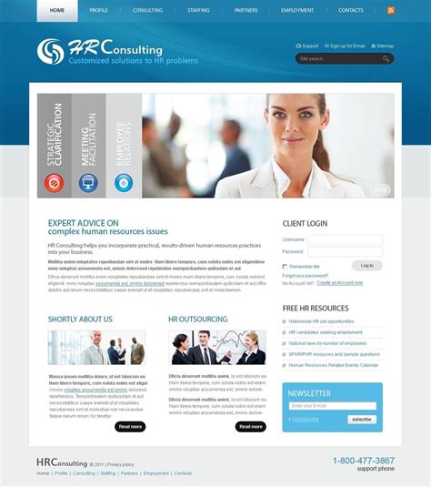 Consulting Site Template