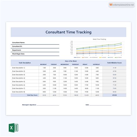 Consulting Time Tracking Template