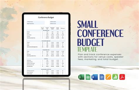 Convention Budget Template