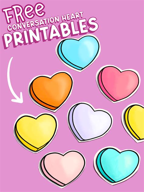 Conversation Hearts Printable