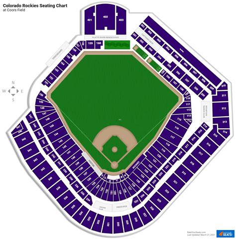 Coors Field 3d Seating Chart