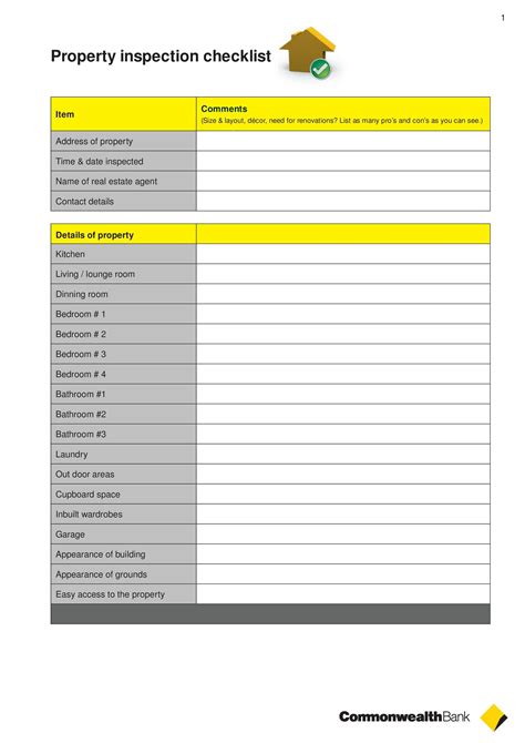 Copy Printable Of A Inspecton For Cleaning And Grounds