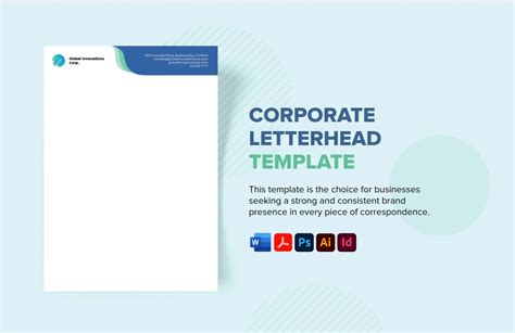 Corporate Letterhead Template