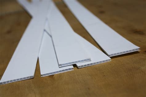 Corrugated Plastic Template Strips