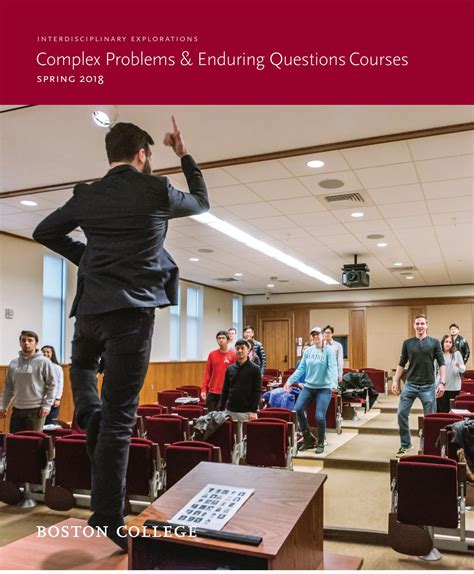 Course Catalog Spring 2018 Boston College