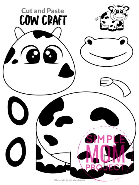 Cow Template Printable