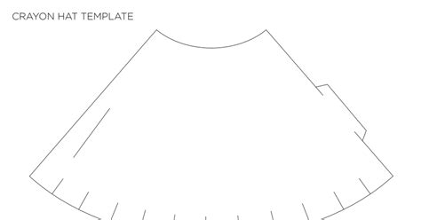 Crayon Hat Template