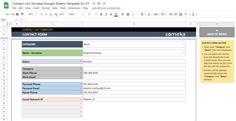 Create A Template In Google Sheets