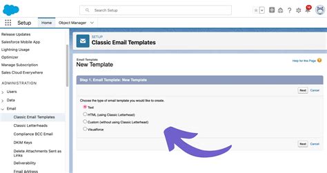 Create Email Template In Salesforce
