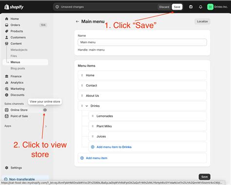 Creating Drop Down Menu In Catalog On Shopify