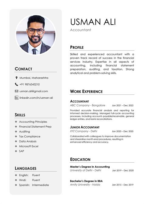 Creative Resume Templates Free Download For Microsoft Word For Freshers