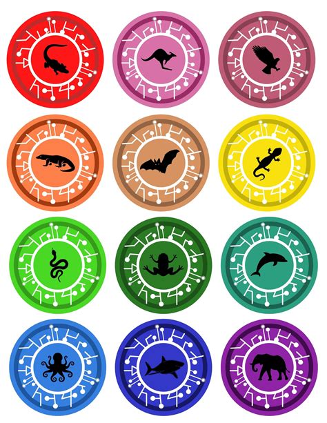 Creature Power Disc Printables