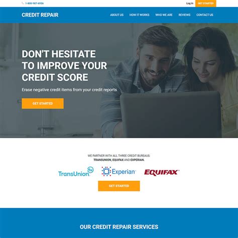 Credit Repair Website Templates