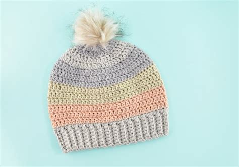 Crochet Hat From Bottom To Top Pattern