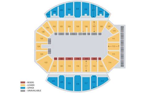 Crown Coliseum Seating Chart