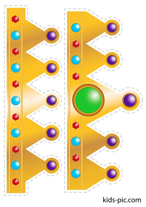 Crown Template Print