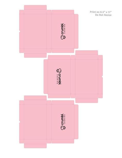 Crumbl Cookie Printable