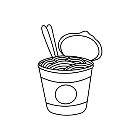 Cup Noodles Drawing
