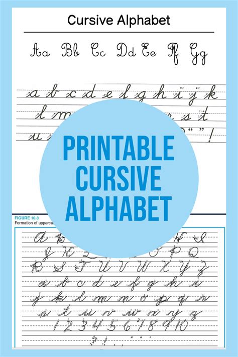 Cursive Letter Printable