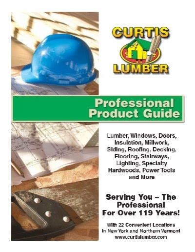 Curtis Lumber Catalog