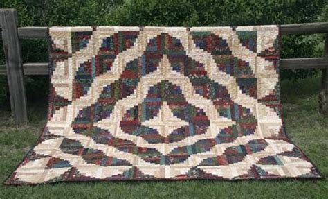 Curvy Log Cabin Quilt Pattern
