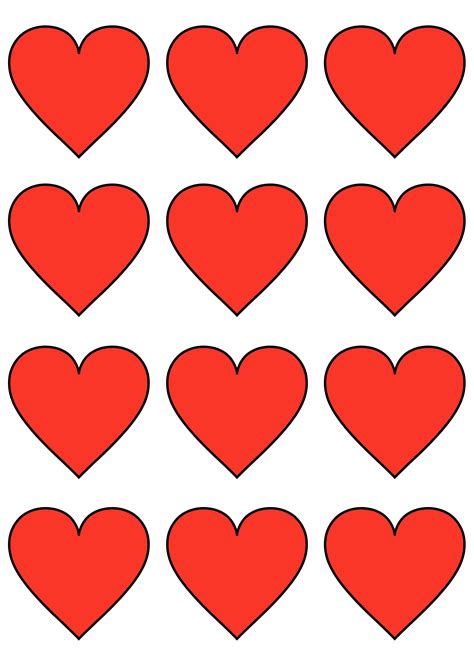 Cut Out Hearts Printable