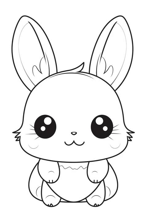 Cute Bunny Coloring Pages Printable