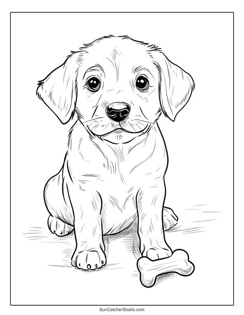 Cute Dog Coloring Pages Printable