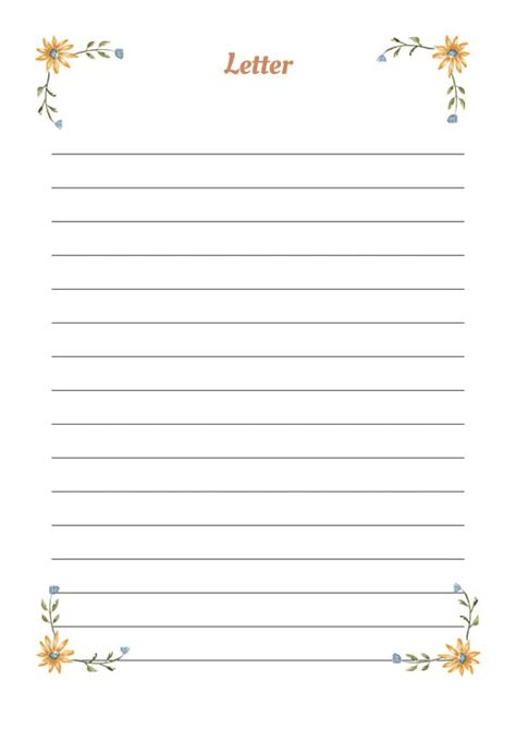 Cute Letter Templates