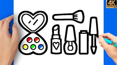 Cute Makeup Drawing Easy