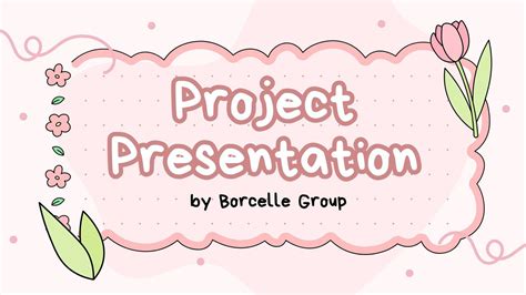 Cute Pink Powerpoint Template