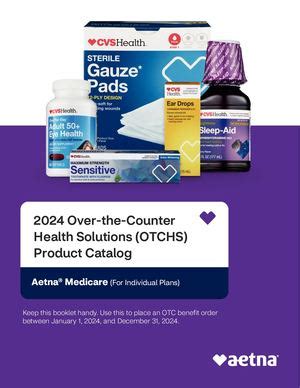 Cvs Over The Counter Catalog For Aetna Ins
