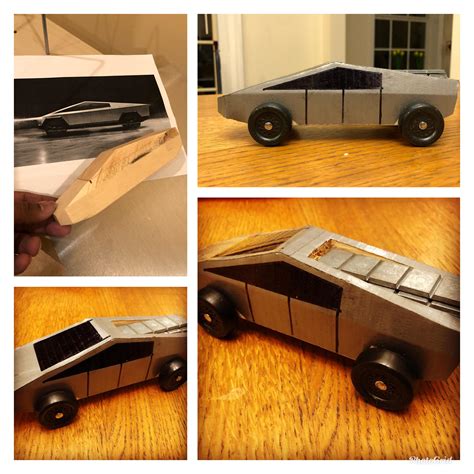 Cybertruck Pinewood Derby Template