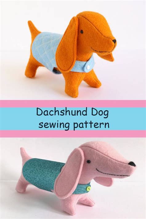 Dachshund Sewing Template