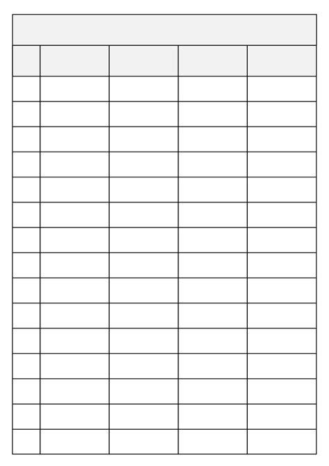 Data Chart Blank