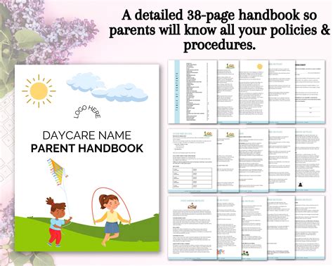 Daycare Handbook Template