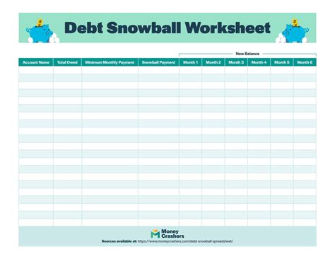 Debt Snowball Template