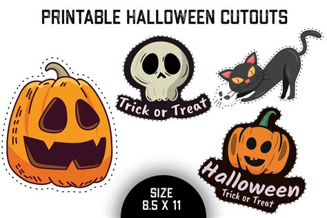 Decorations Cutout Halloween Printables