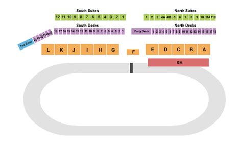 Deer Creek Seating Chart